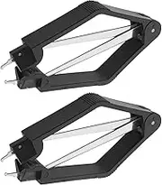 SG Store 2PCS Stainless Steel IC Extractor IC Chip Puller Chip Extraction Tool PLCC Extractor Removal Puller Tool Chip Spring Assisted U Shaped Chip Puller