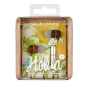 Skullcandy Holua Earbuds in Silver with In Line Microphone Brand New