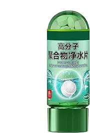 Water Purification Tablets,1 Bottle Powerful Water Tabs for Aquarium - Natural Fish Tank Accessories, Aqua Purifier, Safe Fish Supplies for Removes Algae