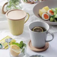在飛比找有設計U design優惠-日本小倉陶器｜輕量檸檬乳酪 - 對杯禮盒組 - 附杯墊(4件