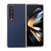 For Samsung Galaxy Z Fold4 5G Leather Phone Case - Nano Plating