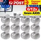 Gas Stove Knobs Cooker Oven Cooktop Metal Switch Control 6/12xAlloy Home Kitchen