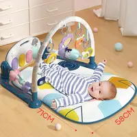 在飛比找樂天市場購物網優惠-嬰兒腳踏鋼琴健身架器新生幼兒寶寶0-6三四個月3多功能益智玩