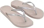 [Ipanema] Women's Anatomica Tan Fem Flip-Flop, Beige Light Silver, 5 UK, Beige Light Silver, 7 US