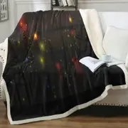 Cool Night at City of Lights Throw Blanket