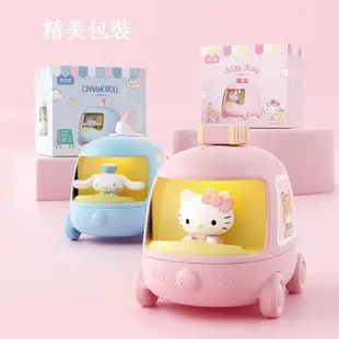 加濕器hellokitty加濕器夜燈玉桂狗大耳狗庫洛米桌面補水噴霧香薰小型家用臥室靜音嬰兒孕婦女生生