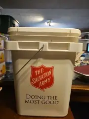 Salvation Army Clean Up Kit-Natural Disaster-Sealed Bucket with Contents Unused