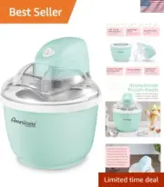 Versatile 1 Quart Electric Ice Cream Maker for Gelato, Yogurt, and Sorbet