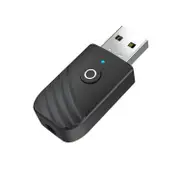 SY319 Bluetooth 5.0 Audio Receiver Transmitter Three in One USB Adapter - Black