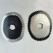 Bicycle Elliptical Chainring 42T 52T Compatible with SRAM GXP Crank，Competition Road Bike Mountain Bike Climbing, Sprint, Endurance Power Chainring