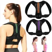 Back Brace Shoulder Posture Corrector Unisex Adjustable Neck Back Pain Relief