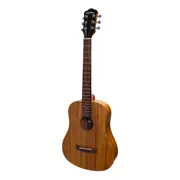 Martinez Acoustic-Electric Babe Traveller Guitar with Built-In Tuner (Koa)