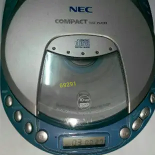 售699元缺貨中~NEC CD隨身聽，CD隨身聽，CD隨身聽，CD播放器，隨身聽，播放器～NEC CD隨身聽~功能正常