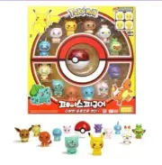 Pokemon Face Figure Transformation Figure 12p Set Korea Toy