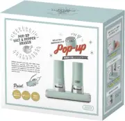 TOFFY POP-UP Salt & Pepper Shakers K-KU11-PA Pale Aqua Japan NEW