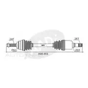 GSP CV Shaft - CVS.KA11