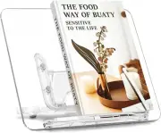 Portable Book Holder for Desk, Angle Adjustable Textbook Stand for Document Reci