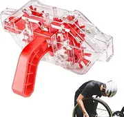 Bike Chain Cleaning Kit – Transparent Chain Scrubber & Degreaser Tool for Easy Bicycle Maintenance, Includes Cleaning Brush & Gear Cleaner