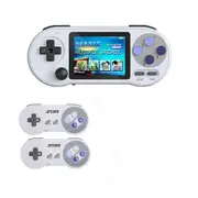 3 inch Data Frog SF2000 HD Arcade Game Console, Handheld Game Console for Kids Men, with 1500mAh Battery 6000 Classic Games Supports Multiple emulators (Dual Player Mode)