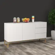 Levede Buffet Sideboard Storage Cabinet Drawers Shelf Kitchen Cupboard Hallway