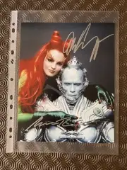 Arnold Schwarzenegger & Uma Thurman Signed 8 X 10 Photo With COA - Batman