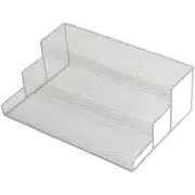 YBM Home Kitchen Mesh 3 Tier Spice Rack Step Shelf Organizer, Multipurpose