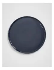 [Fine Day] Daily Porcelain Large Plates 4 Pack in Charcoal