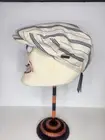 Kangol British Peebles Cap Sumter Stripe Old School Beige Rap Medium M Golf New