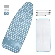 Extra-Wide Ironing Board Cover and Pad Replacement with Scorch and Stain Resi...