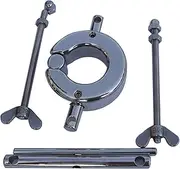 BDSM Adjustable Testicle Squeezer Stainless Steel Testicle Squeezer Ball Stretcher Testicle Sack Clip Metal Heavy Testicle Stretcher Bondage Testicle Ring Cock Ring Sex Toy for Men