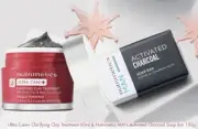 2 Items Clarifying Clay Treatment Masque Activated Charcoal Soap Bar MAN