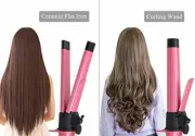 New V&G Professional Hair Straightener and Curler 2 in 1 (Model-1818)
