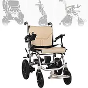 Electric Power Or Manual Wheelchair,Folding Electric Wheelchairs,Rear Anti-Tilt Design,14kg Lightweight,360° joystick driving,Multi-Gear Switching,5.2ahbatteryx2,Easy To Clean