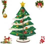 Wooden Christmas Trees, Rustic Farmhouse Wood Table Christmas Tree, Rustic Ch...
