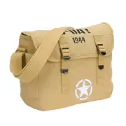 US Army Canvas Fighting Bag Shoulder Bag Vintage WW2 D-Day 1944 Allied Star Bag