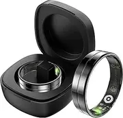 findtime Ultra Thin Smart Ring Heart Rate Monitor Sleep Tracker TikTok Scrolling Ring Blood Oxygen Fitness Tracker Blood Pressure Step Counter Waterproof Health Smart Rings for Men Women
