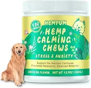 Hemyum Sleep Aid Calming Chews for Dogs Composure & Relaxation Stress & Separation Organic 60 Count