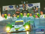 2009 Dyson Racing Mazda Lola LMP2 Laguna Seca ALMS postcard