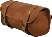 Leather Handlebar Bag Brown Saddle Motorcycle Bag Bicycle Tool Bag pure Leather
