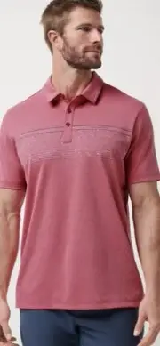NWT Travis Mathew Final Call Golf Perfect Polo Shirt Mens Large