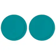 2 Replacement Lids Covers for Pyrex 2-Cup Containers, 5-Inch 7200-PC TEAL