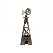 1:87 Scale HO Gauge Metal Windmill Model Train Accessory Desk Pencil Sharpener