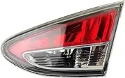 Szwaldaper Rear Brake Lights, for Mazda, 2 M2 Sedan 2008-2012 Car Rear Tail Light Turn Signal Stop Ttaillight Lamp Housing Without Bulb Car Parts Rear Tail Light Car Brake Light(Black Right Inner)