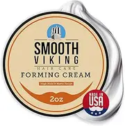 Forming Cream for Men - Hair Styling Cream for High Hold & Matte Finish - Best Pliable Formula for Modern, Classic & Slick Styles - Great for Short, Long & All Other Hair Types - 60ml - Smooth Viking