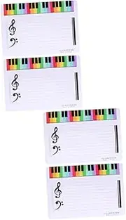 Homoyoyo 2sets Dry Erase Magnetic Board Lines Small Music for Teaching Practice 2pcs*2