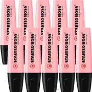 Stabilo Box 10 Boss Highlighter Pastel Pink Blush