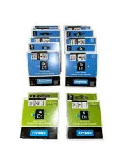 Dymo Label Maker 160 Label Tape Cassettes Lot