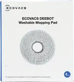 Ecovacs DEEBOT Washable Mopping Pad 4Pk for X5 Series