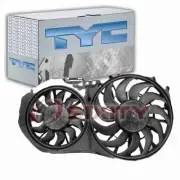 TYC Dual Radiator & Condenser Fan Assembly for 2002-2008 Audi A4 1.8L 2.0L jp (for: Audi)
