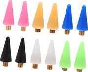 Beatifufu 2sets Professional Manicure Kit Rhinestones Nail Rhinestone Jewelry Picker Replacement Tool Set 12pcs*2